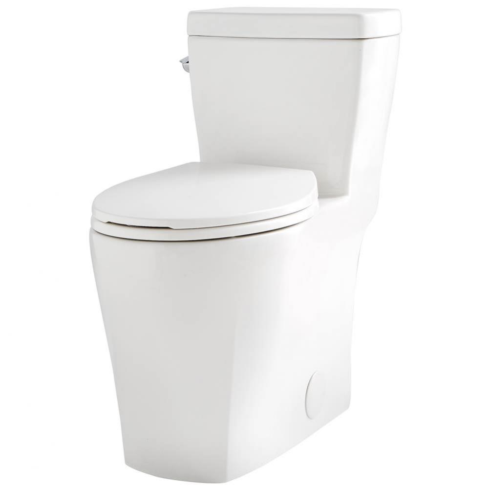 Lemora 1.28gpf 1pc ADA Elongated CT Toilet 12&apos;&apos; Rough-In White