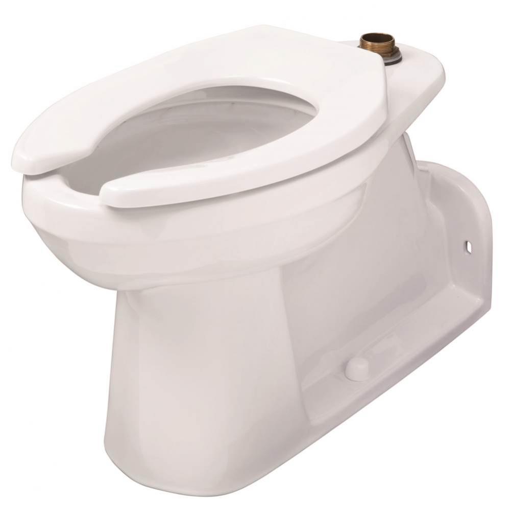 North Point 1.1/1.28/1.6gpf ADA Elongated Floor Mount Back Outlet Top Spud Bowl 4 -1/4&apos;&apos;