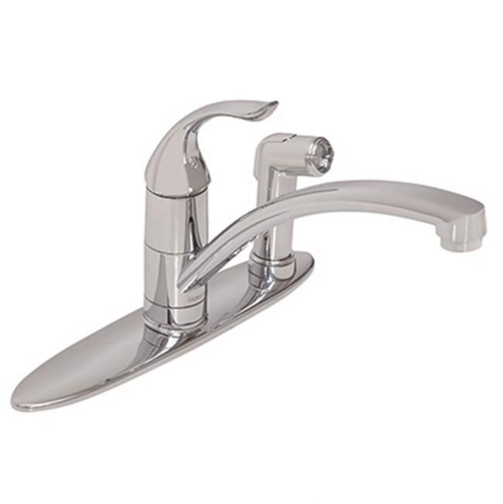 Viper 1H Kitchen Faucet w/ Spray on Deck 1.75gpm Aeration/2.2gpm Spray Chrome