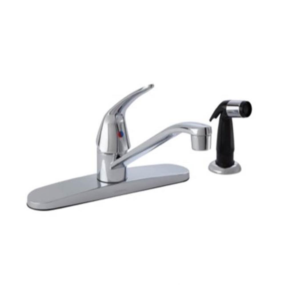 Maxwell 1H Kitchen Faucet w/ Spray 1.75gpm Aeration/2.2gpm Spray Chrome