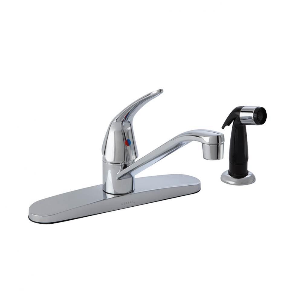 Maxwell SE 1H Kitchen Faucet w/ Spray &amp; w/ Washerless Cartridge 1.75gpm Chrome