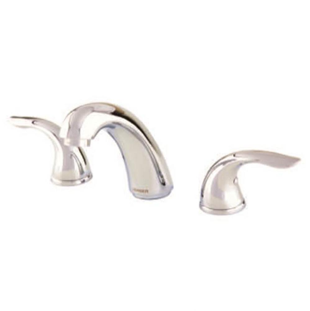 Viper 2H Widespread Lavatory Faucet w/ Metal Touch Down Drain 1.2gpm Chrome