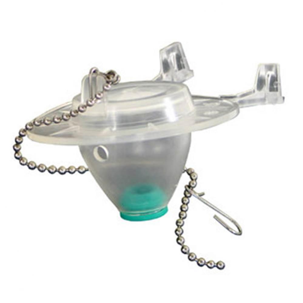 Flapper 1.6gpf 2&apos;&apos; Diameter Time-Rated with Beaded Chain (incl. Green Baffle) for Mirage