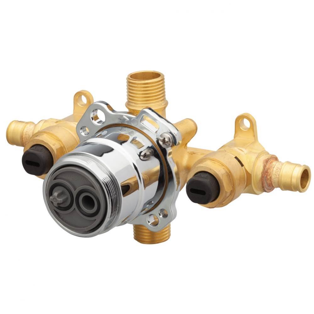 Treysta Tub &amp; Shower Valve- Horizontal Inputs WITH Stops- Cold Expansion Pex