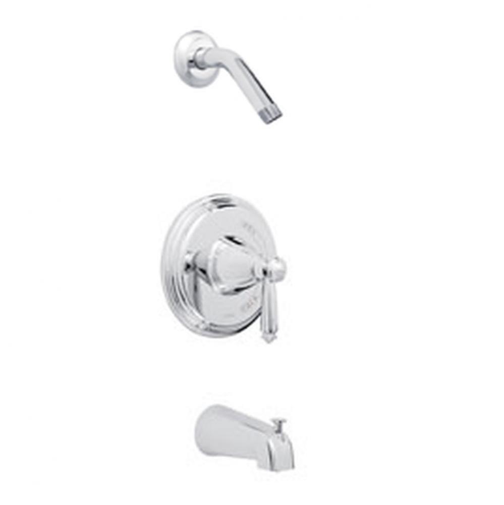 Waveland 1H Tub &amp; Shower Trim Kit Less Showerhead Chrome