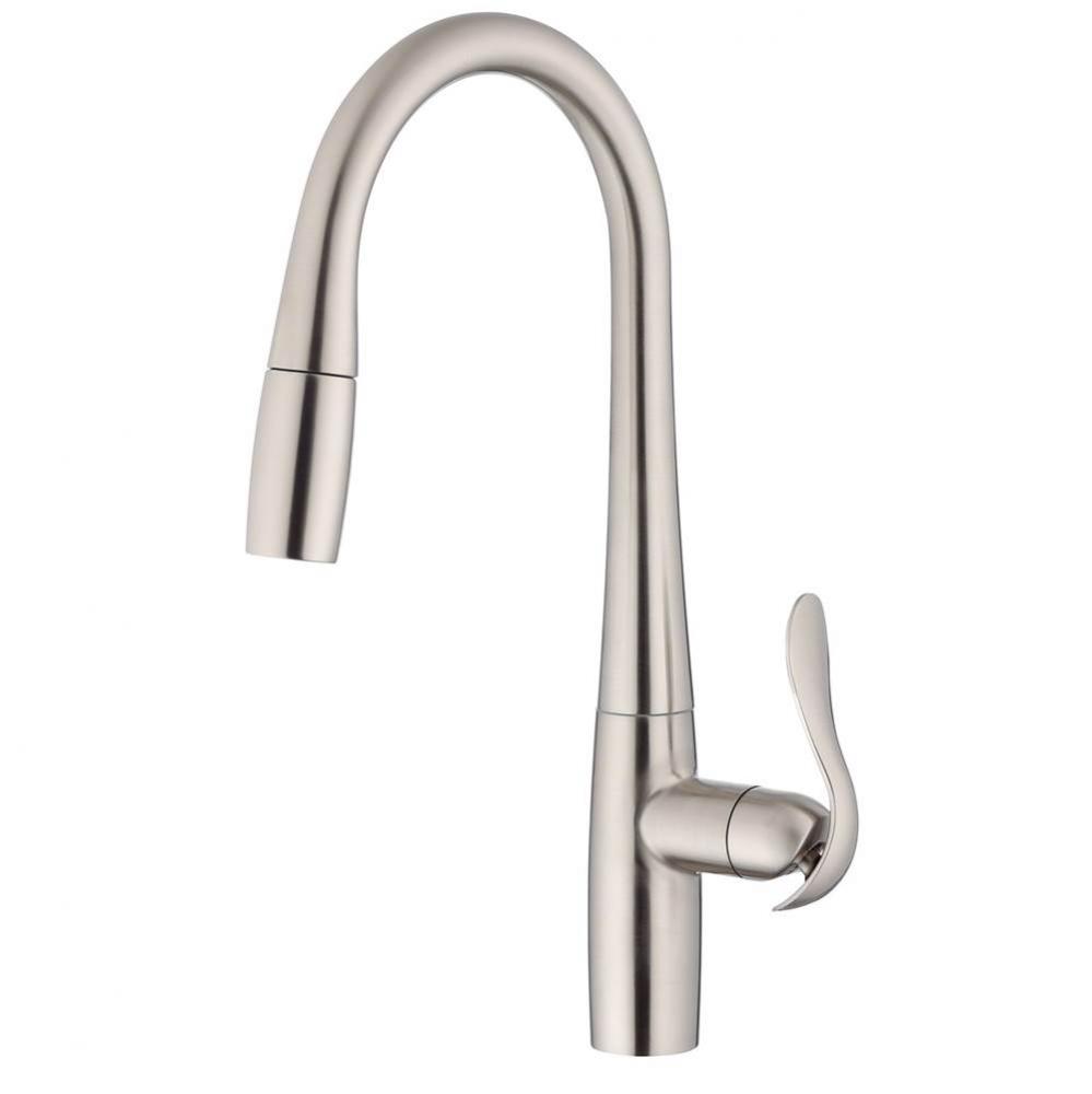 Selene 1H Pull-Down Kitchen Faucet w/ Snapback 1.75gpm Stainless Steel