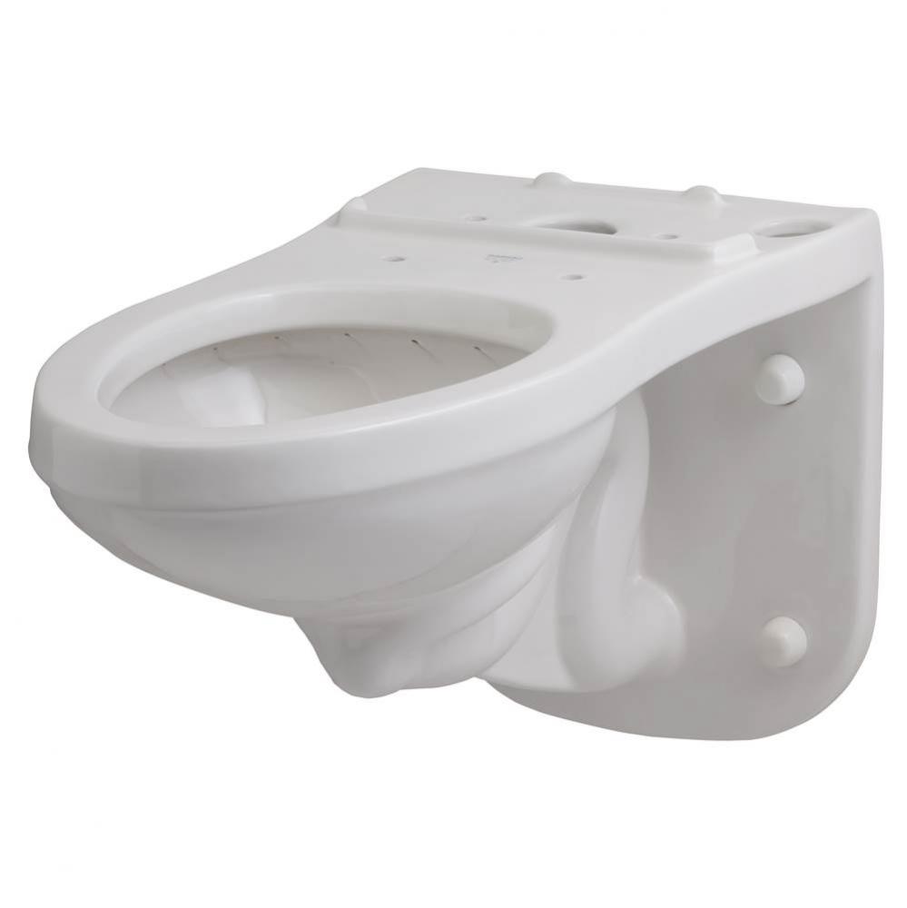 Ultra Flush 1.28gpf Wall Hung Back Outlet Elongated Bowl White