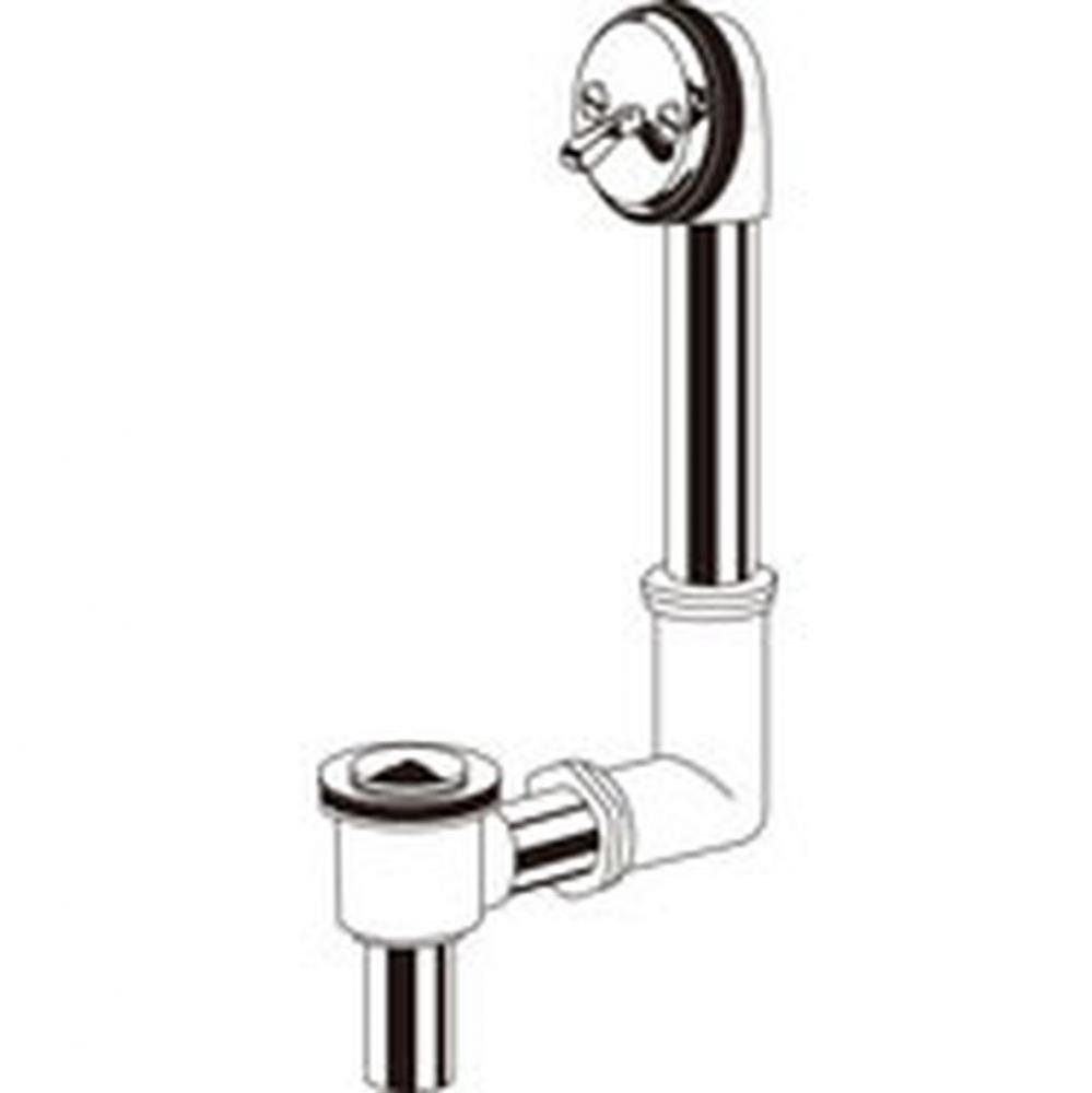 Gerber Classics Pop-up All Drain in Shoe for Standard Tub Brushed Nickel