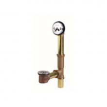 Gerber Plumbing G004181891 - Gerber Classics Trip Lever 20 Gauge Drain for Standard Tub with Brass Nuts Chrome