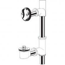 Gerber Plumbing G004186388 - Gerber Classics Lift & Turn Thru-Wall Drain for Standard Tub with ''Clean Out Here&a