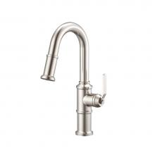 Gerber Plumbing D150537SS - Kinzie 1H Pull-Down Prep Faucet 1.75gpm Stainless Steel