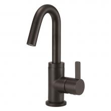 Gerber Plumbing D222530BS - Amalfi 1H Lavatory Faucet Single Hole Mount w/ 50/50 Touch Down Drain & Optional Deck Plate In