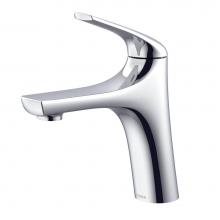 Gerber Plumbing D225034 - Lemora 1H Single Hole Mount Lavatory Faucet w/ Metal Touch-Down Drain 1.2gpm Chrome