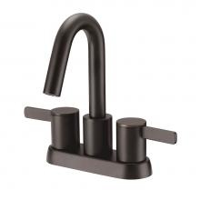 Gerber Plumbing D301130BS - Amalfi 2H Centerset Lavatory Faucet w/ 50/50 Touch Down Drain 1.2gpm Satin Black