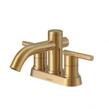 Gerber Plumbing D301158BB - Parma 2H Centerset Lavatory Faucet w/ Metal Touch Down Drain 1.2gpm Brushed Bronze