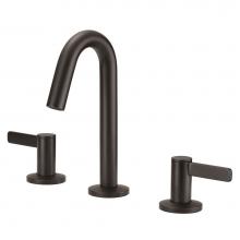 Gerber Plumbing D303130BS - Amalfi Trim Line 2H Widespread Lavatory Faucet w/ Metal Touch Down Drain 1.2gpm Satin Black