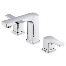 Gerber Plumbing D304270 - Tribune 2H Widespread Lavatory Faucet w/ Metal Touch Down Drain 1.2gpm Chrome