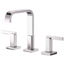 Gerber Plumbing D304644 - Sirius Trim Line 2H Widespread Lavatory Faucet w/ Metal Touch Down Drain 1.2gpm Chrome