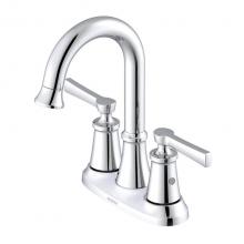 Gerber Plumbing D307079 - Northerly 2H Centerset Lavatory Faucet w/ 50/50 Touch Down Drain 1.2gpm Chrome