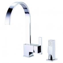 Gerber Plumbing D401144SS - Sirius 1H Kitchen Faucet w/ Spray 1.75gpm Stainless Steel