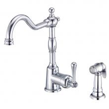 Gerber Plumbing D401157 - Opulence 1H Kitchen Faucet w/ Spray 1.75gpm Chrome
