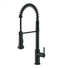 Gerber Plumbing D454258BS - Parma 1H Pre-Rinse Pull-Down Kitchen Faucet 1.75gpm Satin Black