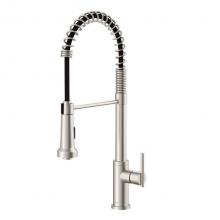 Gerber Plumbing D454258SS - Parma 1H Pre-Rinse Pull-Down Kitchen Faucet 1.75gpm Stainless Steel