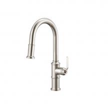 Gerber Plumbing D454437SS - Kinzie 1H Pull-Down Kitchen Faucet w/ Snapback Retraction 1.75gpm Stainless Steel