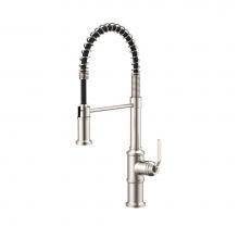 Gerber Plumbing D455237SS - Kinzie 1H Pre-Rinse Kitchen Faucet 1.75gpm Stainless Steel