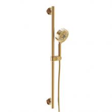 Gerber Plumbing D461758BB - Versa 30'' Slide Bar Assembly w/ Parma 5 Function Handshower 1.75gpm Brushed Bronze