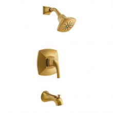 Gerber Plumbing D501018BBTC - Vaughn 1H Tub & Shower Trim Kit & Treysta Cartridge 1.75gpm Brushed Bronze