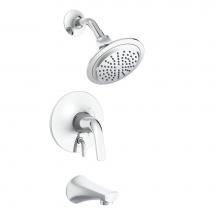 Gerber Plumbing D501034TC - Lemora 1H Tub & Shower Trim Kit & Treysta Cartridge with Diverter on Valve 1.75gpm Chrome