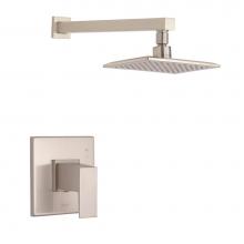 Gerber Plumbing D501562BNTC - Mid-Town 1H Shower Only Trim Kit And Treysta Cartridge 1.75Gpm Brushed Nickel