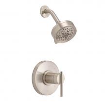 Gerber Plumbing D511558BNTC - Parma 1H Shower Only Trim Kit & Treysta Cartridge w/ 5 Function Showerhead 1.75gpm Brushed Nic