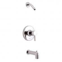 Gerber Plumbing D520030LSTC - Amalfi 1H Tub & Shower Trim Kit & Treysta Cartridge w/ Diverter on Spout Less Showerhead C
