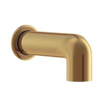 Gerber Plumbing D606558BB - Parma 6 1/2'' Wall Mount Tub Spout without Diverter Brushed Bronze