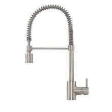 Gerber Plumbing DH451188SS - The Foodie Pre-Rinse 1H Pull-Down Kitchen Faucet 1.75gpm Stainless Steel