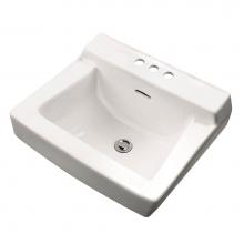 Gerber Plumbing G0012314 - Plymouth Wall Hung Lav 19x17 4''CC White