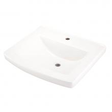 Gerber Plumbing G0012512 - Burr Ridge 24'' Ped Top Single Hole White