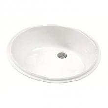 Gerber Plumbing G0012770F - Luxoval Petite Undercounter Lav with Front Overflow 18.25''X15'' White