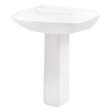Gerber Plumbing G0013592 - Avalanche Standard Ped Top 25''x21'' Single Hole White