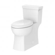 Gerber Plumbing G0021187CT97 - Burr Ridge 1.28gpf ADA EL 1pc CT Toilet 12'' Rough-in Right Hand Lever White