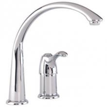 Gerber Plumbing G0040101 - Allerton 1H Hi-Arc Kitchen Faucet w/out Spray 1.75gpm Chrome