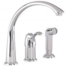 Gerber Plumbing G0040103 - Allerton 1H Hi-Arc Kitchen Faucet w/ Spray 1.75gpm Aeration/2.2gpm Spray Chrome