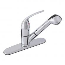 Gerber Plumbing G0040545W - Maxwell SE 1H Pull-Out Kitchen Faucet w/ Washerless Cartridge 1.75gpm Chrome