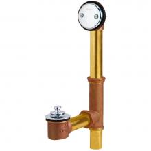 Gerber Plumbing G00418508788 - Gerber Classics Lift & Turn Fit-all Drain for Standard Tub With Horizontal Installation &