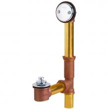 Gerber Plumbing G004185276 - Gerber Classics Lift & Turn Drain for Standard Tub with Retaining Ring Chrome
