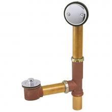 Gerber Plumbing G00418587076 - Gerber Classics Lift & Turn 20 Gauge Drain for Standard Tub with Female Outlet Tee & Retai