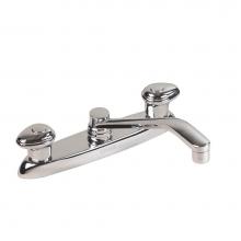 Gerber Plumbing G0052000 - Gerber Hardwater 2H Kitchen Faucet Deck Plate Mounted w/ 10'' D-Tube Spout 1.75gpm Chrom
