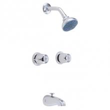 Gerber Plumbing G074622083 - Gerber Classics 6 Inch Centers Two Metal Handle Two Handle Shower Only Fitting 1.75gpm Chrome